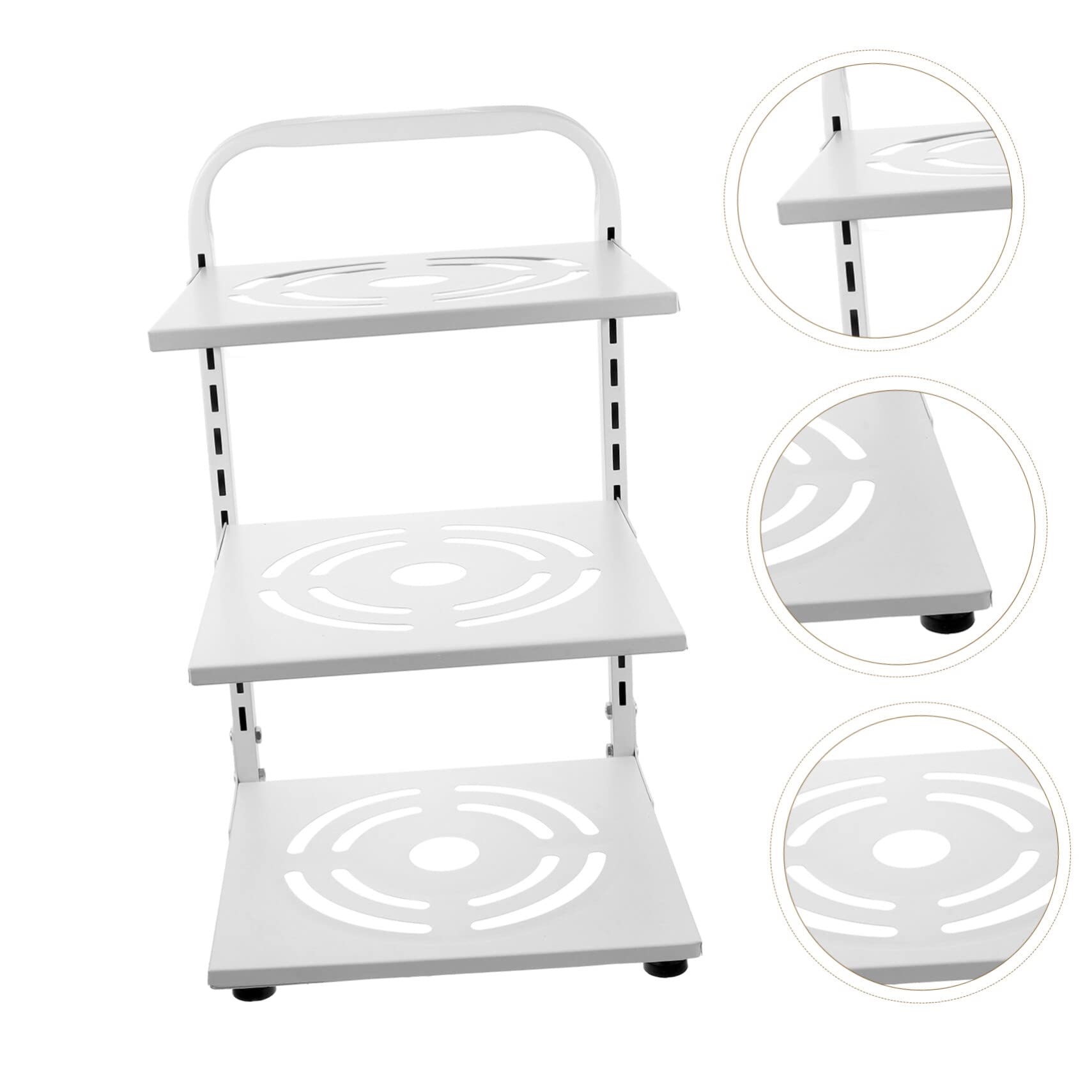 Cabilock Organizer in Acciaio a 3 Livelli e Regolabile Pentole Coperchi