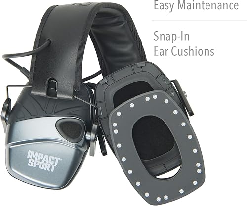 Miniatura 6 de Howard Leight by Honeywell, Impact Sport - Orejera electrónica para tiro con amplificación de sonido