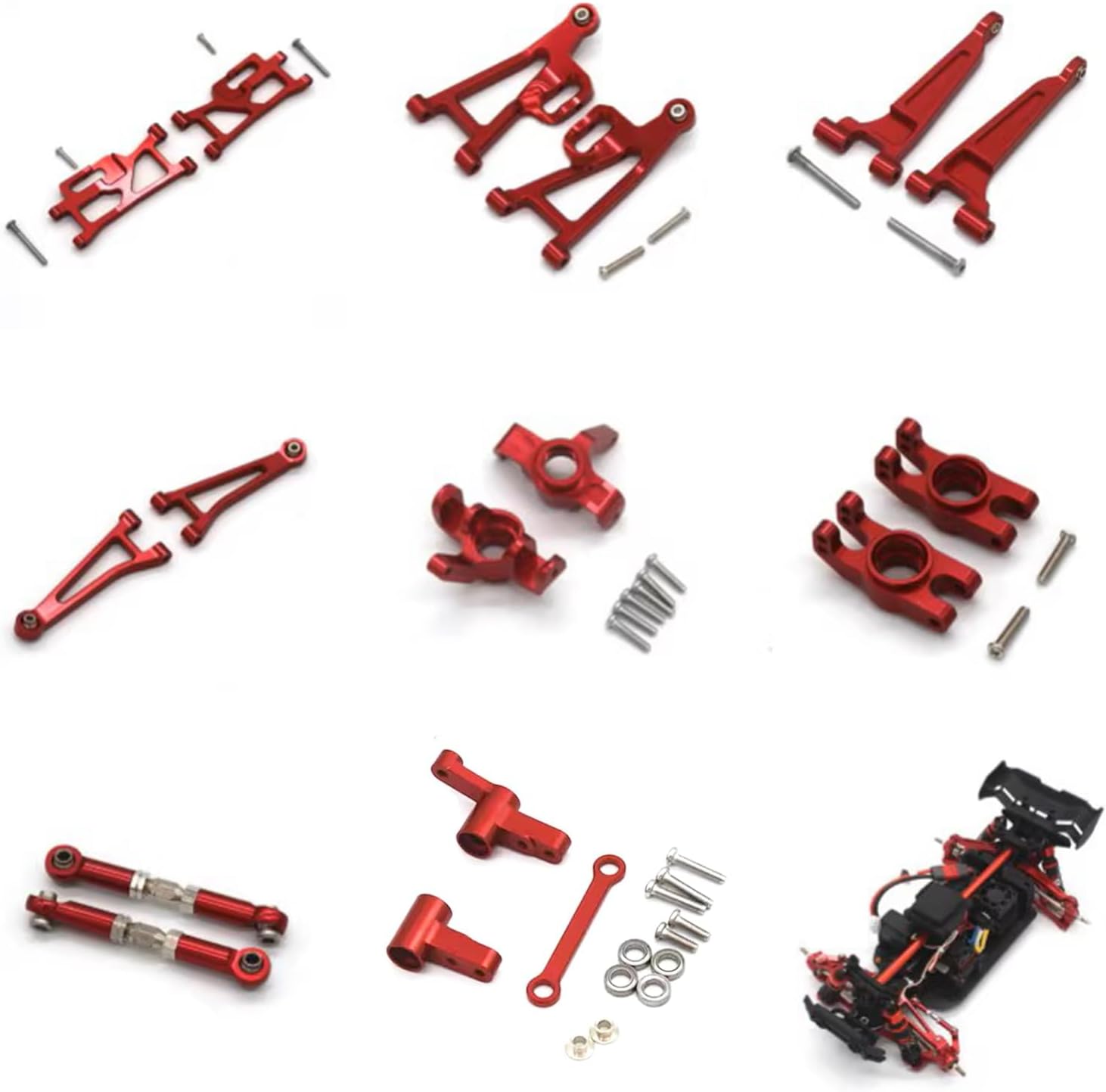 Fyfracing Metal Front Steering Arms for Hyper Go H14bm ,Replacement Accessori...