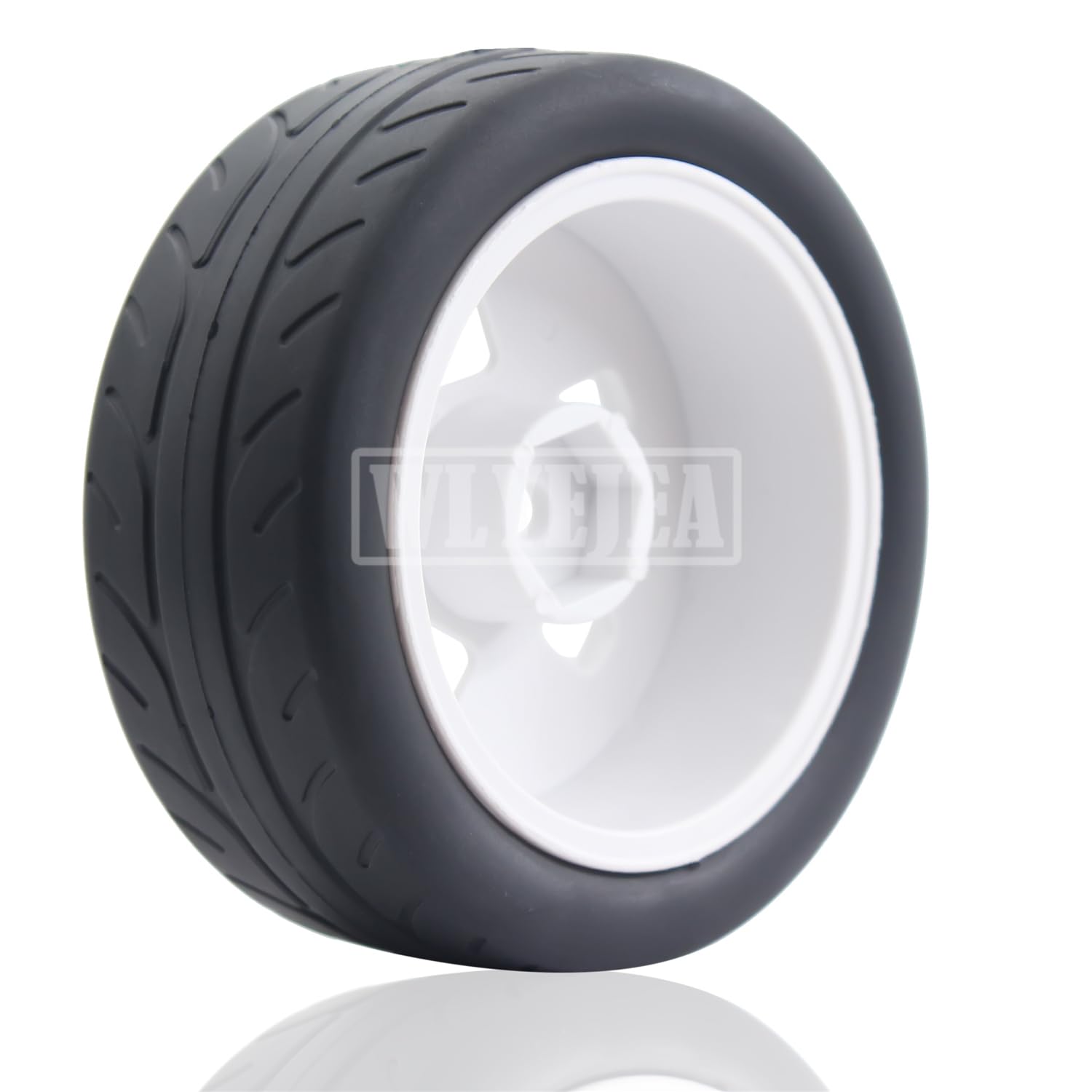 4PCS 12mm Hex RC Wheels & Tires Set - 68mm Rubber Tires W/Foam Inserts For 1/10 On-Road RC Drift Cars (Fits Traxxas, Tamiya, Etc.) - View #11