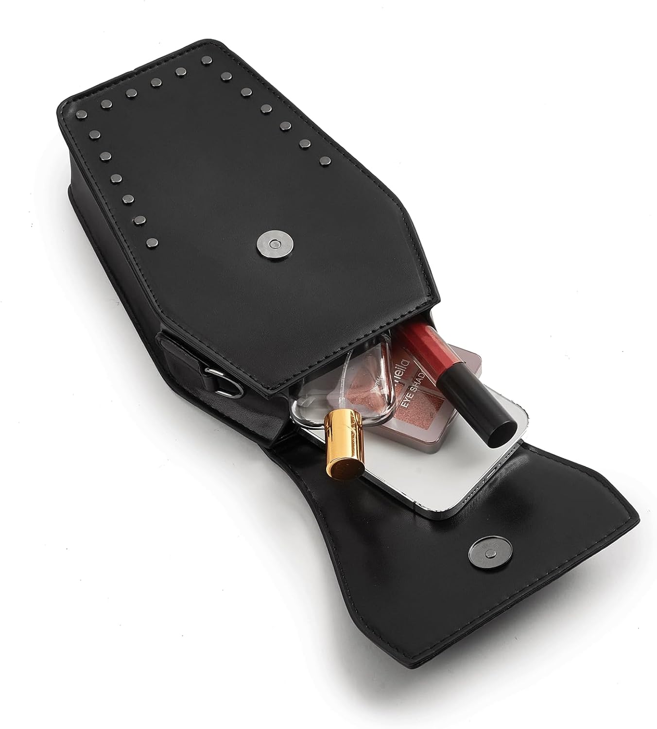 LOTUSTAR Goth Purse Coffin Halloween Purses Clutch Shoulder Bag Small Crossbody Bag Spooky Horror Cute Wallet - Image 6