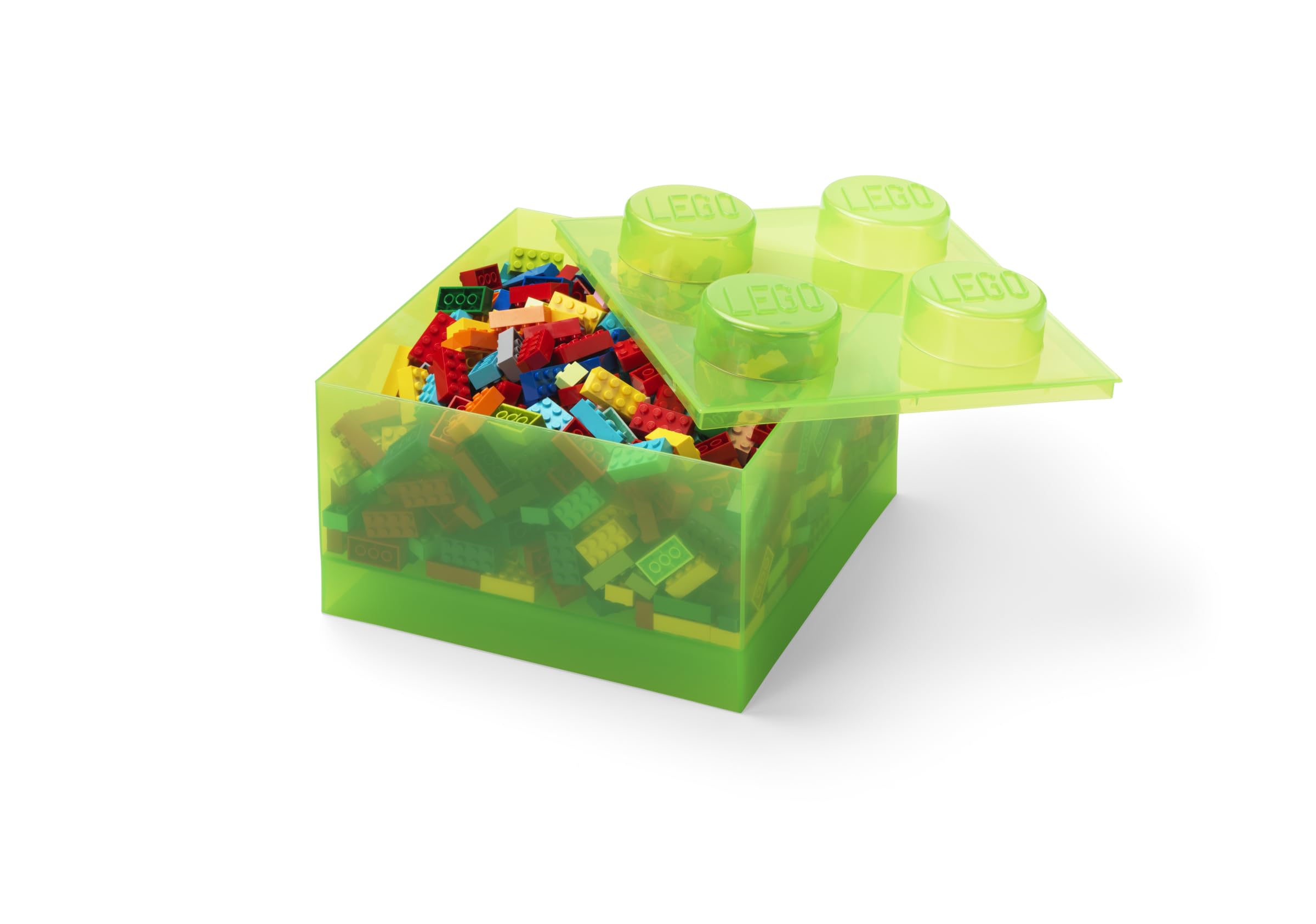Amazon.co.jp: LEGO(レゴ) 収納ブリック 4つのノブ 半透明ライト 