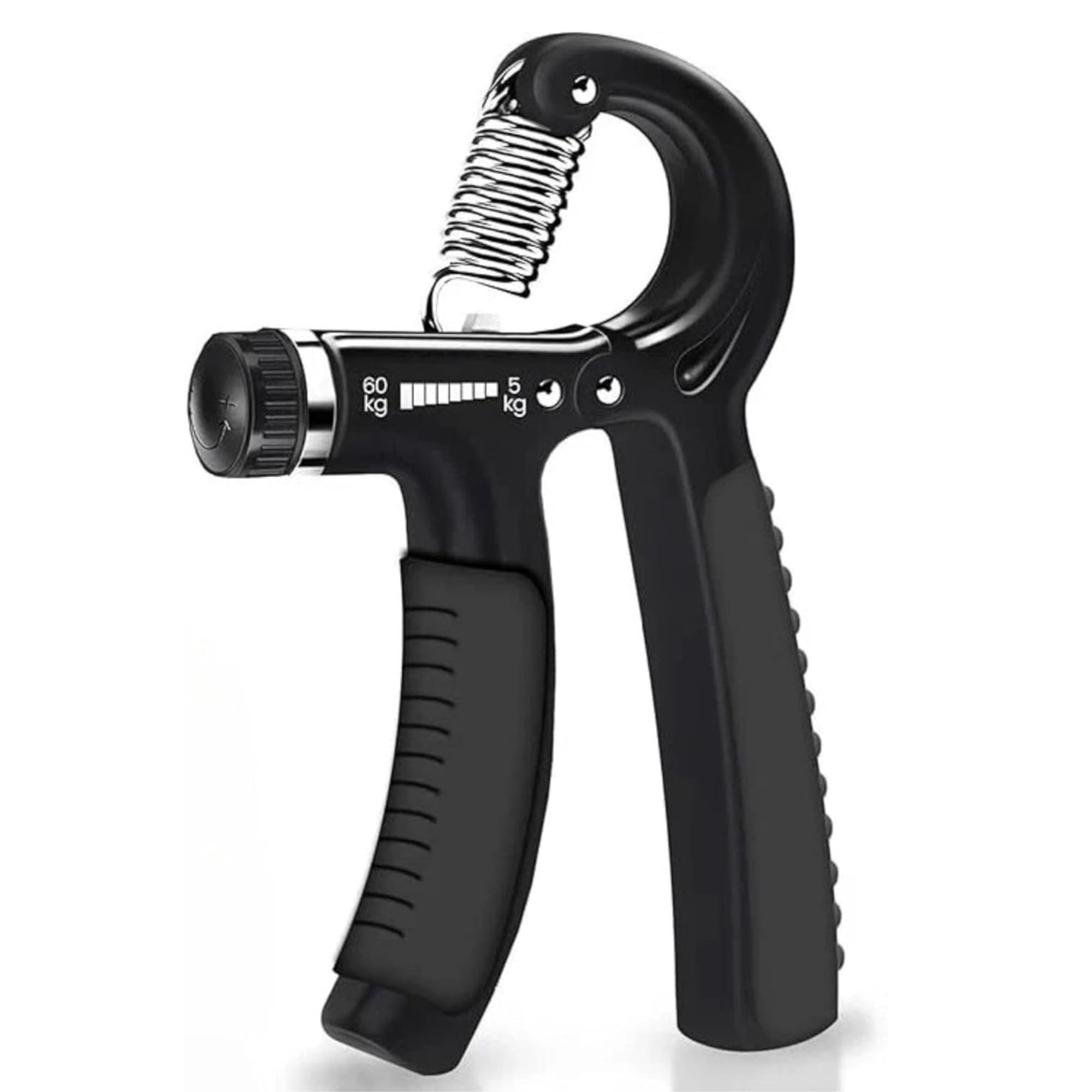 Grip Strengthener 5-60KG Adjustable Hand Grip Trainer for Forearm, Finger & Wrist – Strength Training Exerciser for Athletes, Fitness, Rock Climbing, Rehab, Home & Gym Use