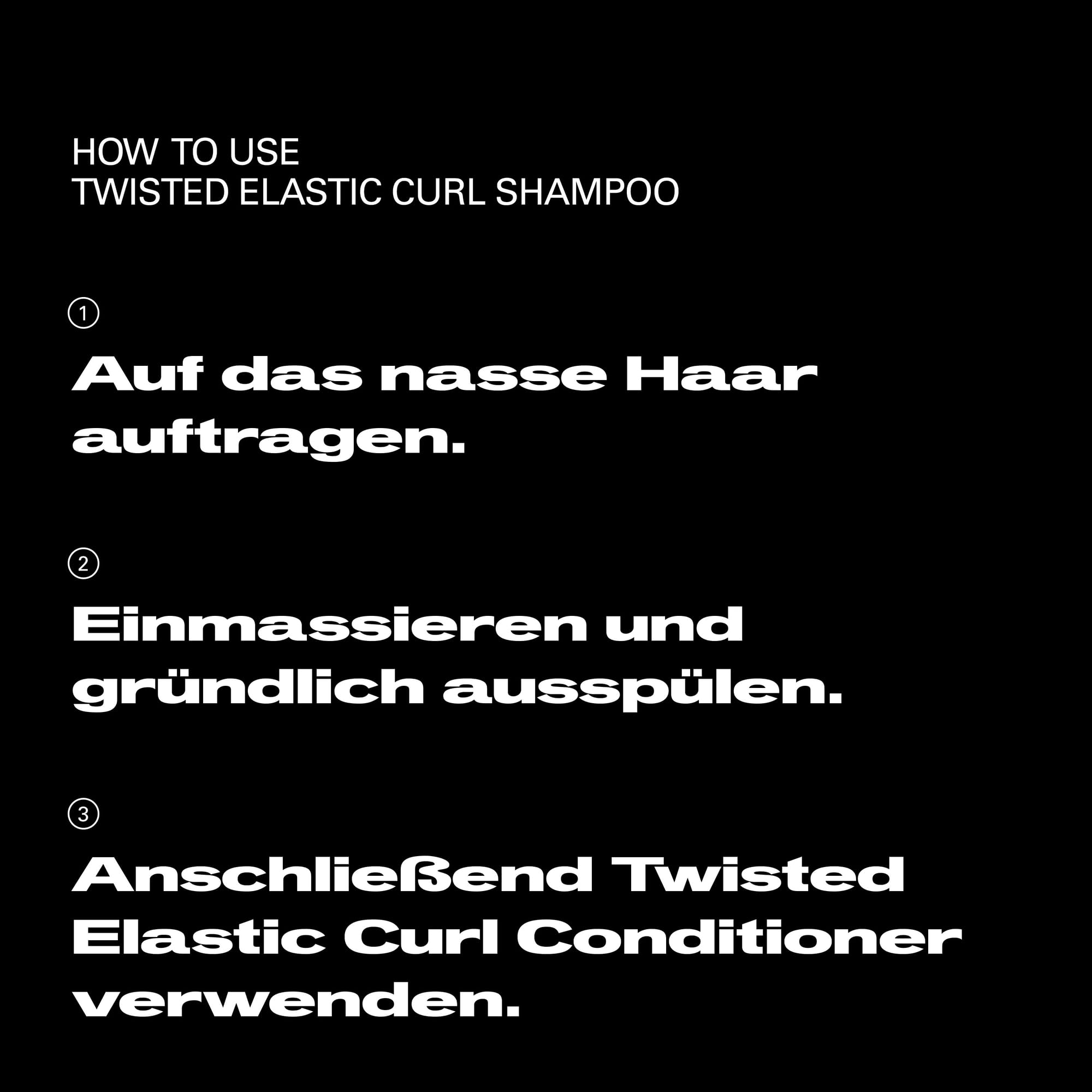 Sebastian Professional TWISTED Elastic Curls Shampoo - reduziert Frizz (1l) | Feuchtigkeitsspendendes Shampoo, stärkt die Elastizität für geschmeidige, definierte Locken - Für lockiges & welliges Haar