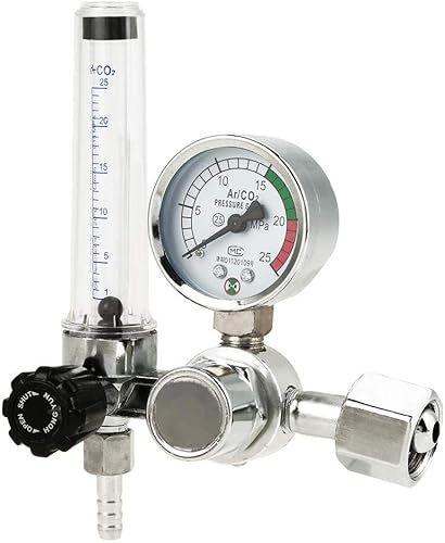 Miniatura 6 de Regulador de presión de aire, medidor de flujo de argón 0-25MPa Medidor de regulador de presión para soldadura Mig Tig Soldadura 25Lmin