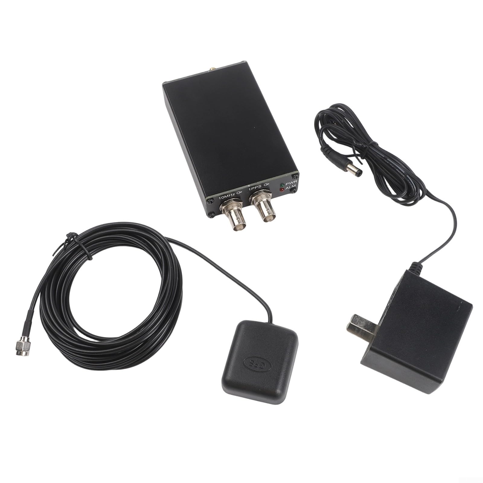 PLL-GPSDO GPS Disziplinierter Oszillator 10MHz Sinus Wave Metallgehäuse DC 6-12V mit Antennenadapter für industrielle Testmessung Laborgeräte