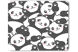 Moslion Smile Panda Mouse Pad: Cute Accessory for Nature Lovers