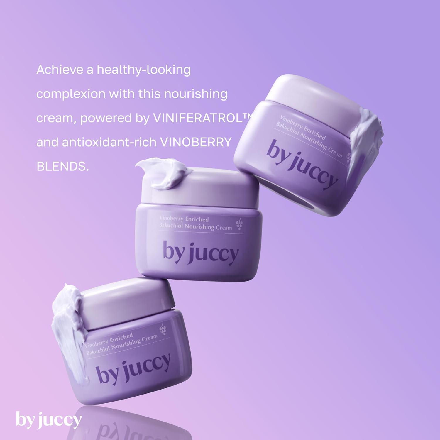 Vinoberry Enriched Bakuchiol Nourishing CreamㅣAnti Aging Night Cream | Natural Retinol AlternativeㅣBakuchiol, Viniferatrol, Panthenol | Korean Skincare Moisturizer | By Juicy | 1.85 Fl.oz
