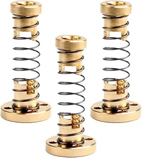 Saiper T8 Anti-Backlash Spring Loaded Nut Elimination Gap Nut for 3D Printer CNC Machine 8mm Acme Threaded Rod Lead Screws(3Pcs)
