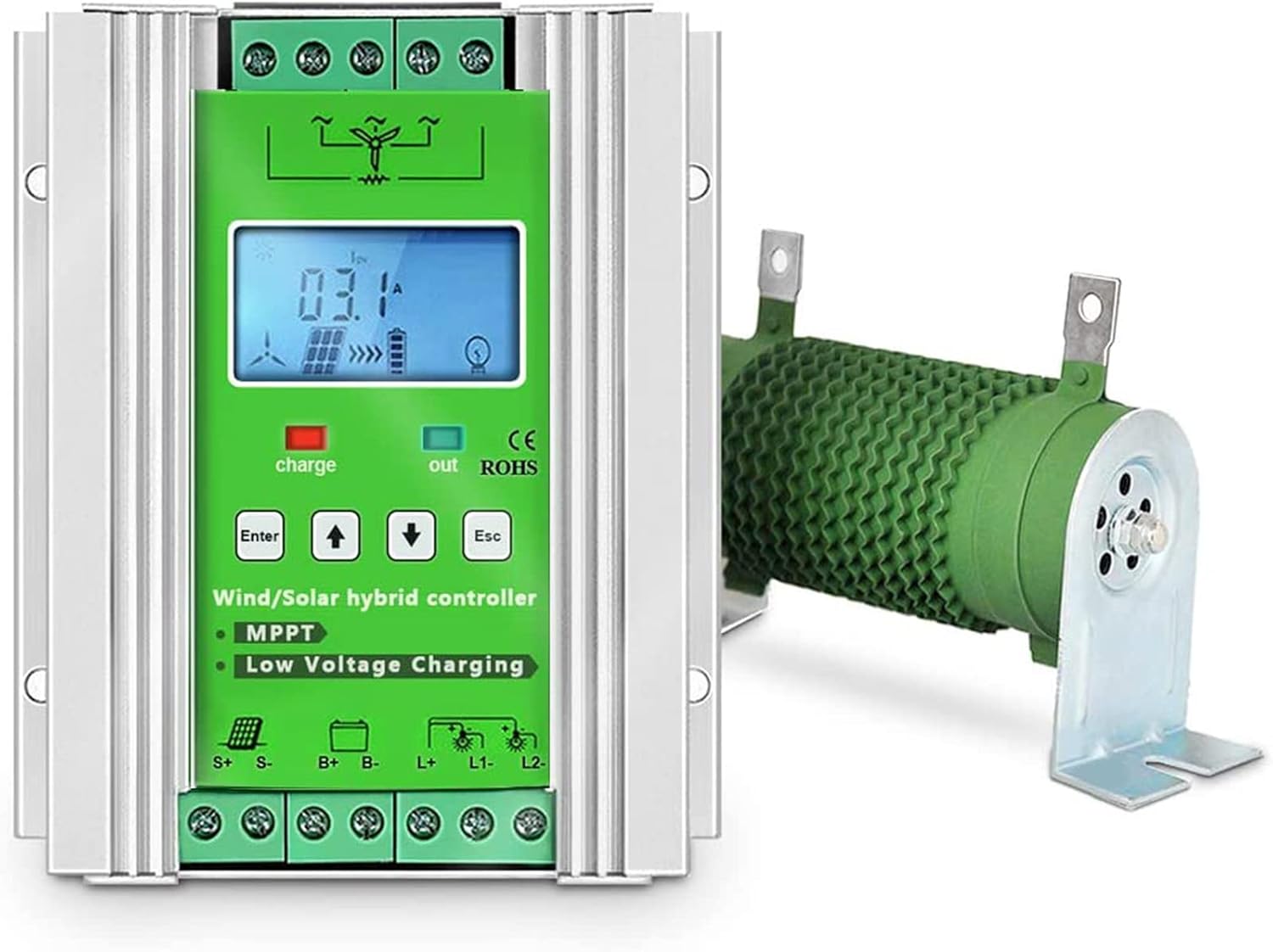 STABLLP 2200W 48V Wind Solar Hybrid Charge Controller Off