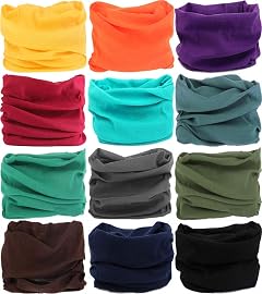 Headband Neck Gaiter Head Wrap Headwear Face Mask Magic Scarf Bandana for Men and Women