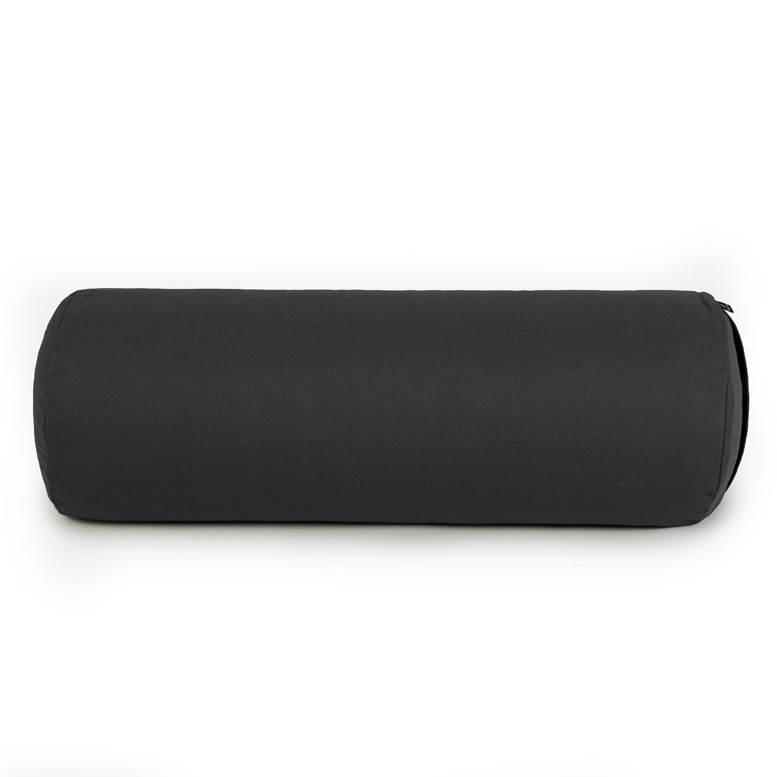 Yoga Studio Cojín de yoga | Relleno de cáscaras de trigo sarraceno orgánico de la UE | (certificado GOTS) | Funda exterior de algodón orgánico extraíble y lavable | Ideal para yoga, meditación