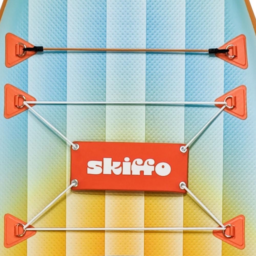 Skiffo Rivage Sunrise 11' – Sup Inflable 2 en 1 Kayak Completo – 335 x 86 x 15 cm – MAX 160 kg – Estable y versátil – Diseño único