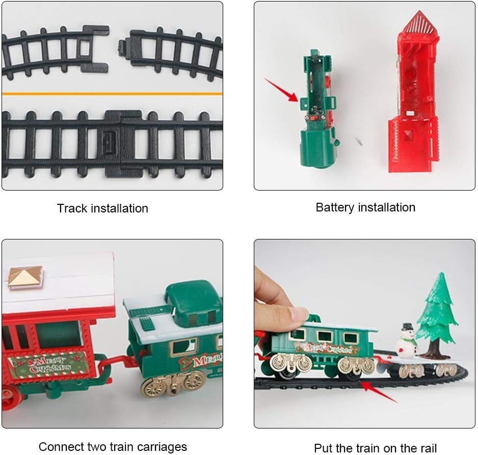 Amazon | レールセット 電車玩具 22点 汽車レール 組み立て 光る 自動