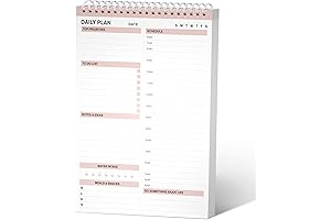 Time Box Notebook: Daily Planner & To-Do List Notepad