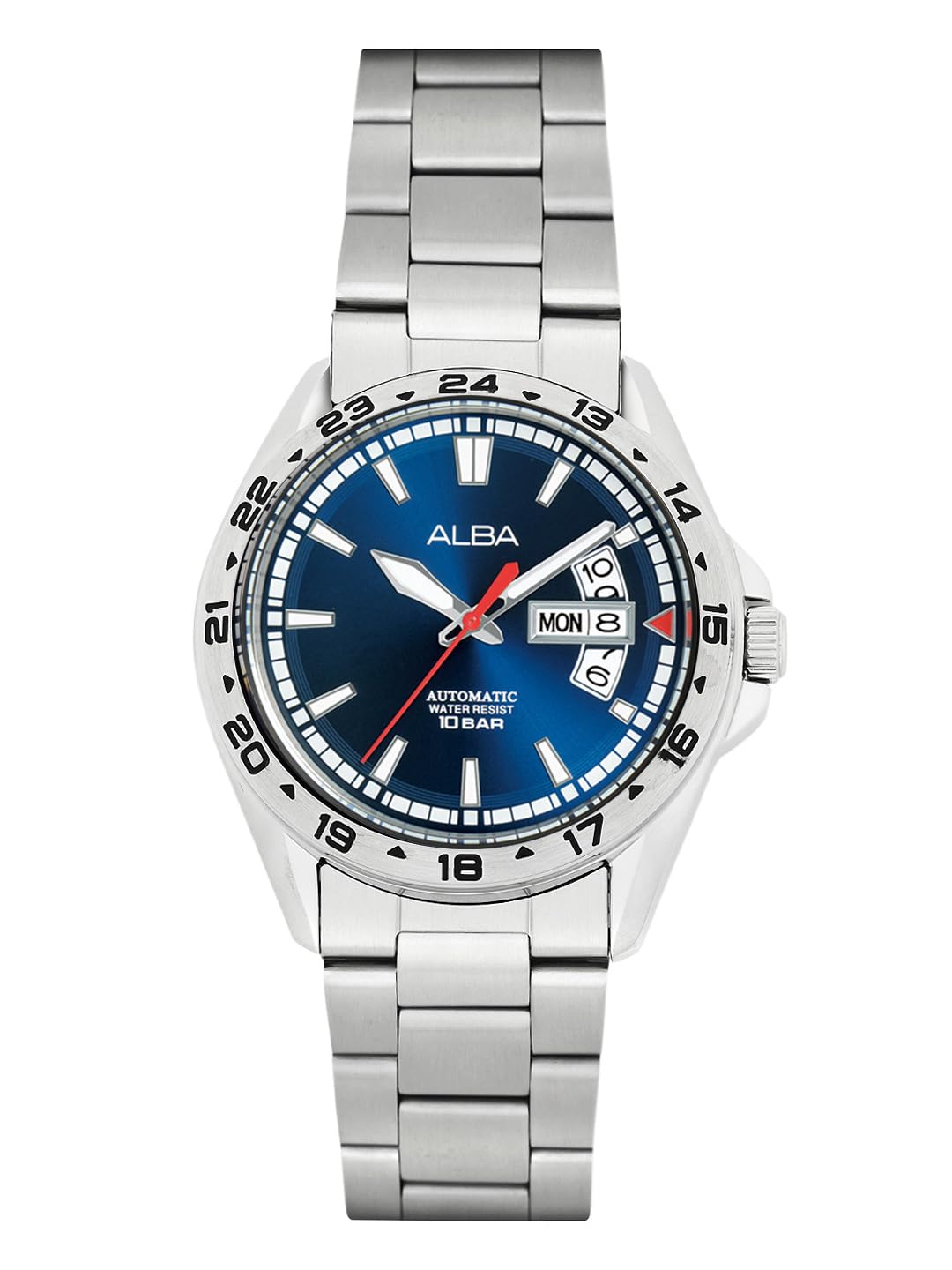 Alba Stainless Steel Men Analog Wristwatch Al4475X1, Blue Dial, Blue Band (B0CD5T61JT) Amazon Price History, Amazon Price Tracker