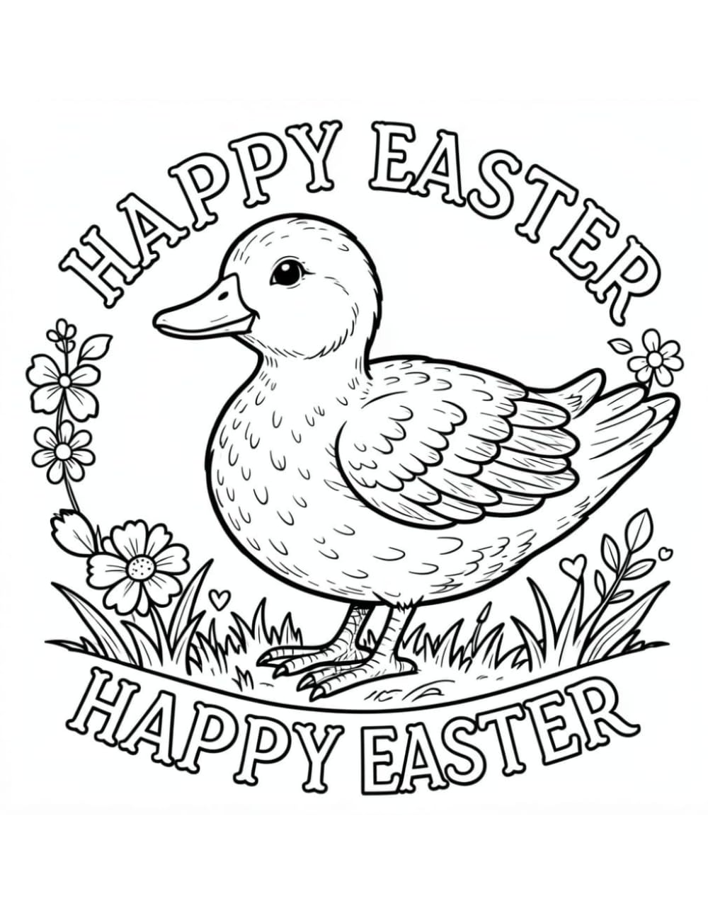 Happy Easter: Animal Coloring (Coloring Books)
