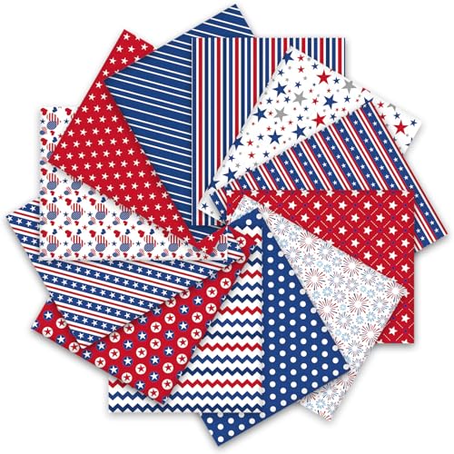 Tissu en coton patriotique pour décoration de fête d'indépendance et nappe de table