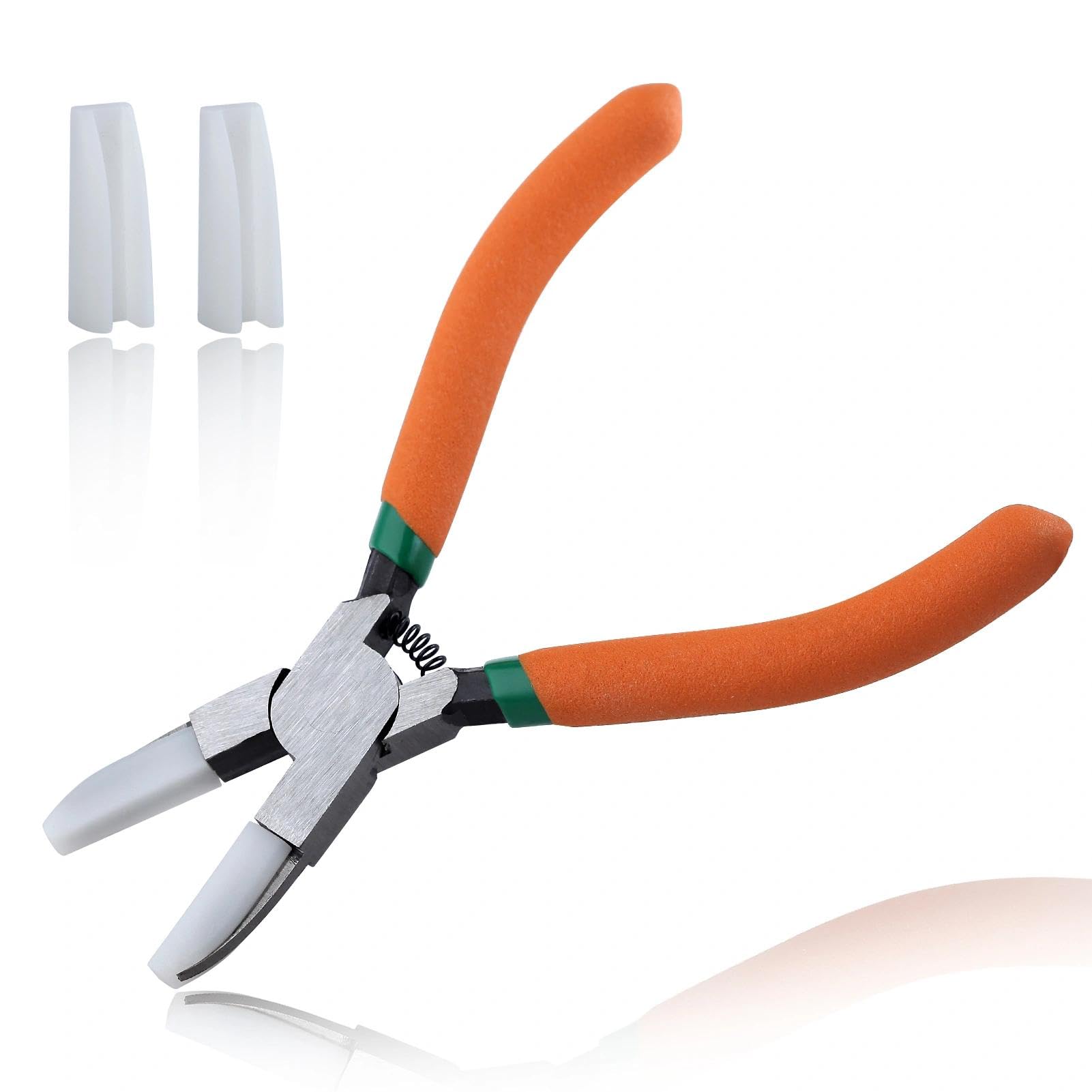 Amazon.co.jp: LEONTOOL 傷をつけにくい がま口用ペンチ 平ヤットコ 溝