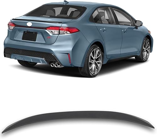 SCITOO Alerón trasero para Toyota Corolla 2020-2022 negro mate alerón trasero