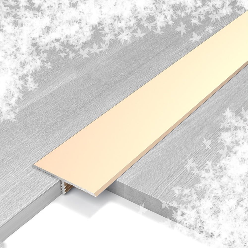 Sipiuriuik Gold T Molding Floor Transition Strip Aluminum Door Threshold Strip