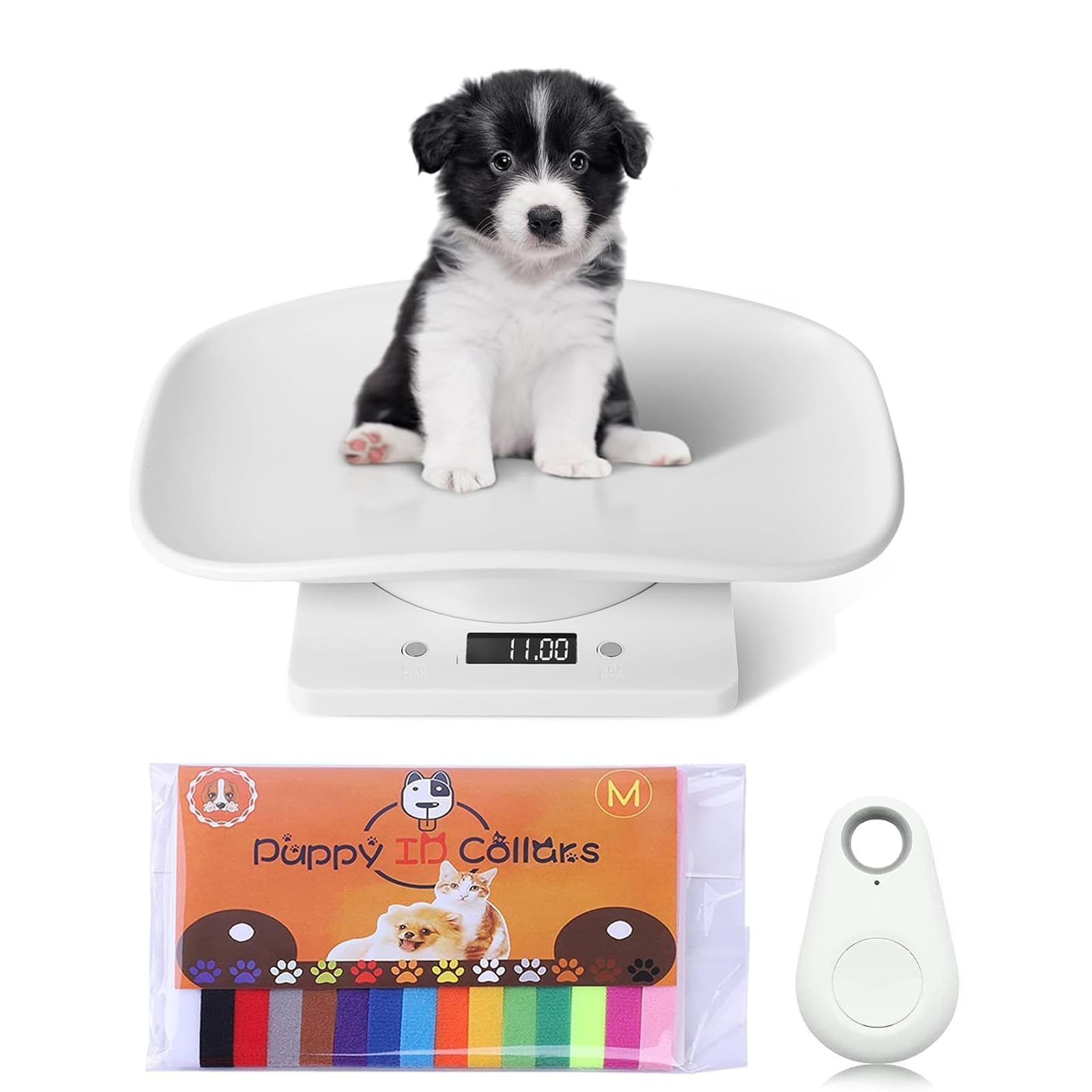 YTDTKJ Digital Pet Scale, Multi-Function LED Portable Animal Scale (Max. 33 lbs), for Weighing Puppy, Kitten, Hamster, Hedgehog, Tortoise, Food