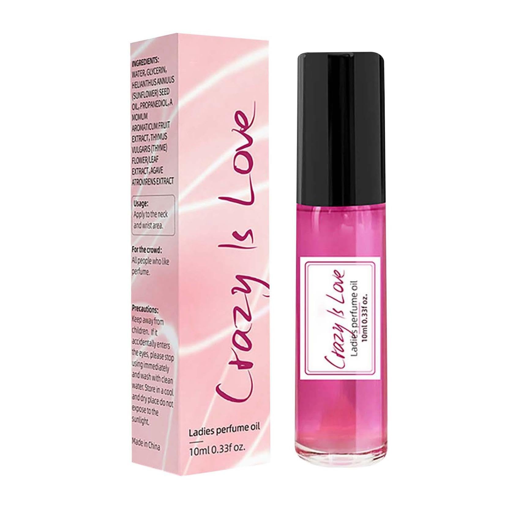 Fresh Fragrance Women's Roller Perfume for Body/Hair, Long-lasting Pheromones Perfumes for Women, Small Size Portable Bottle Perfume for Dating&Outdoor Travel (Small)
