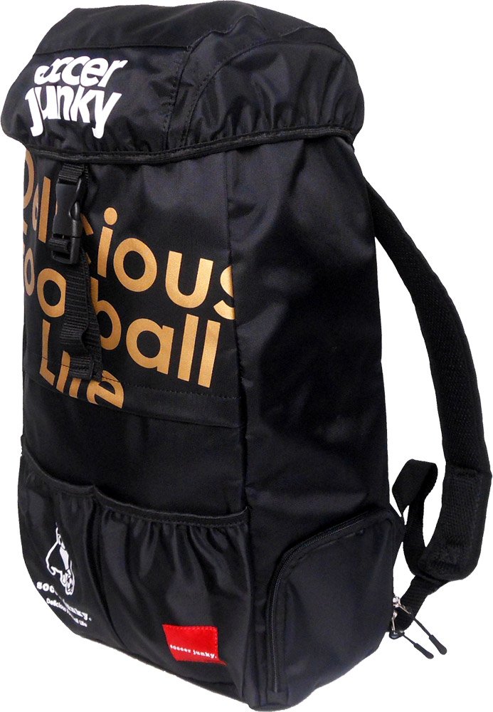 サッカージャンキー(Soccer Junky) 旅のお供+1 バックパック SJ15080-02 ブラック 約32×50×18cm Amazon.co.jp: [サッカージャンキー] 旅のお供+1 バックパック 002