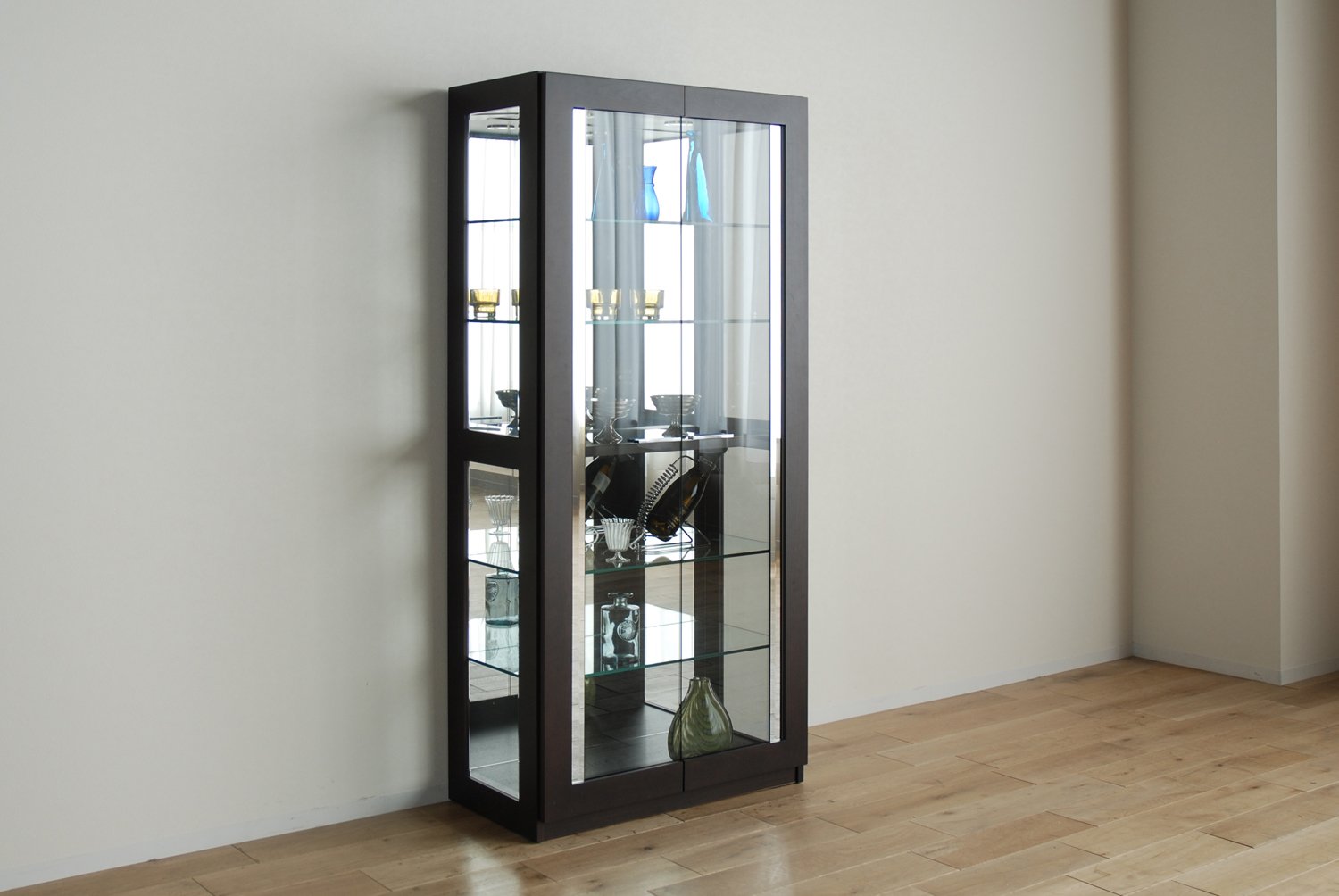 【女性オーナー】【状態良好】ディスプレイケース　デコレート　キュリオウエンジ Amazon.co.jp: モリタインテリア デコレート 3127キュリオ