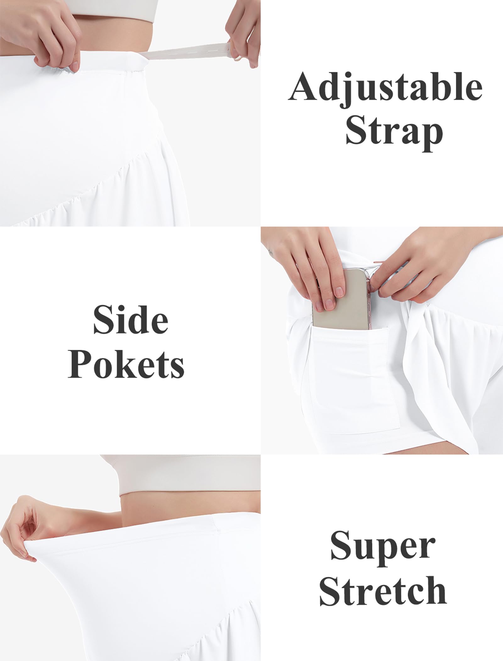 EXARUS Pantalones cortos deportivos de maternidad 2 en 1 con diseño de mariposa sobre el vientre con bolsillos, pantalones cortos de embarazo para correr