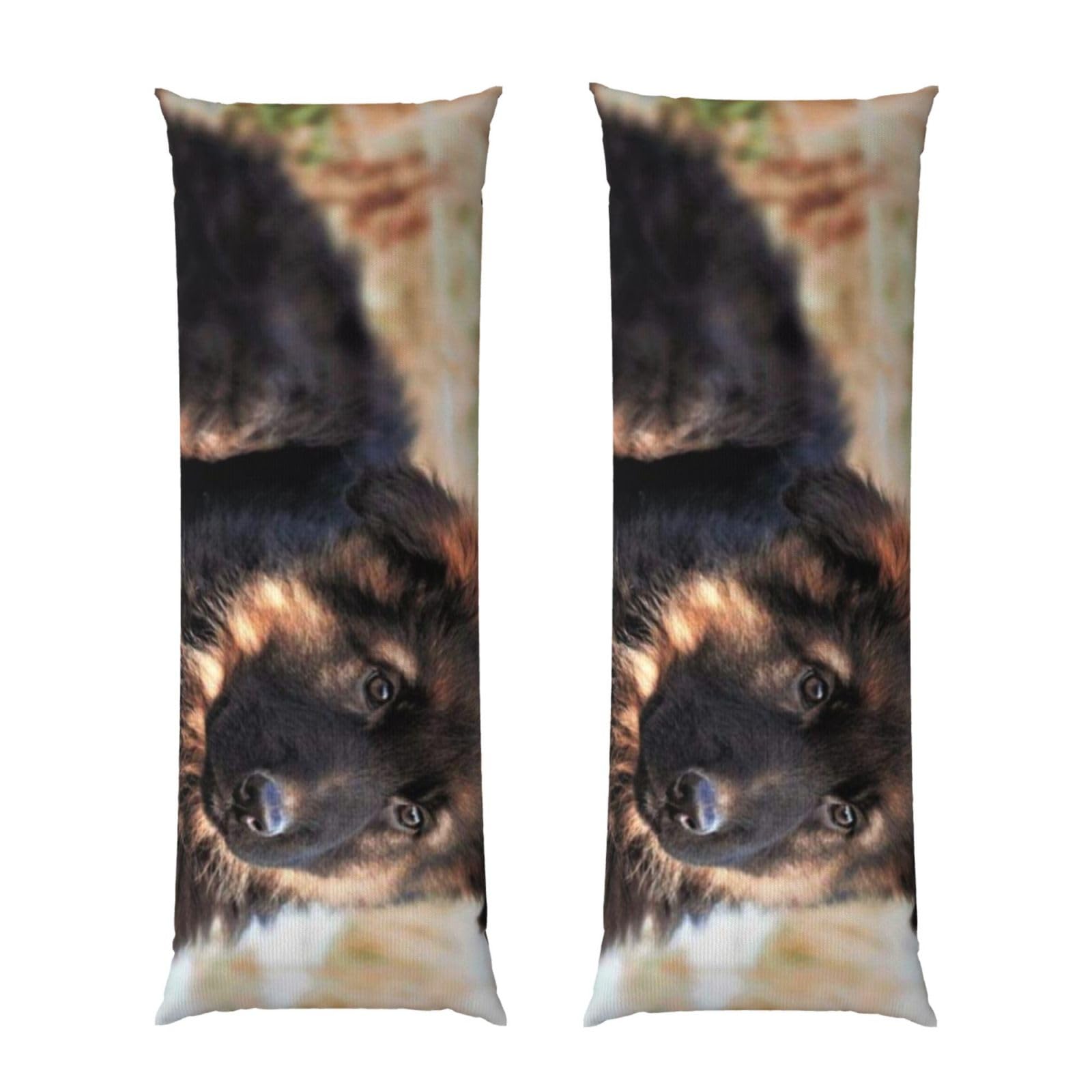 Taie d'oreiller chiot berger allemand grand format 50x152