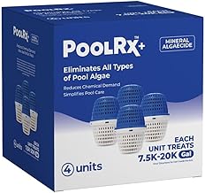 PoolRX+ Pool Unit 7.5k-20k gallons (4-Pack), Blue, (331003)