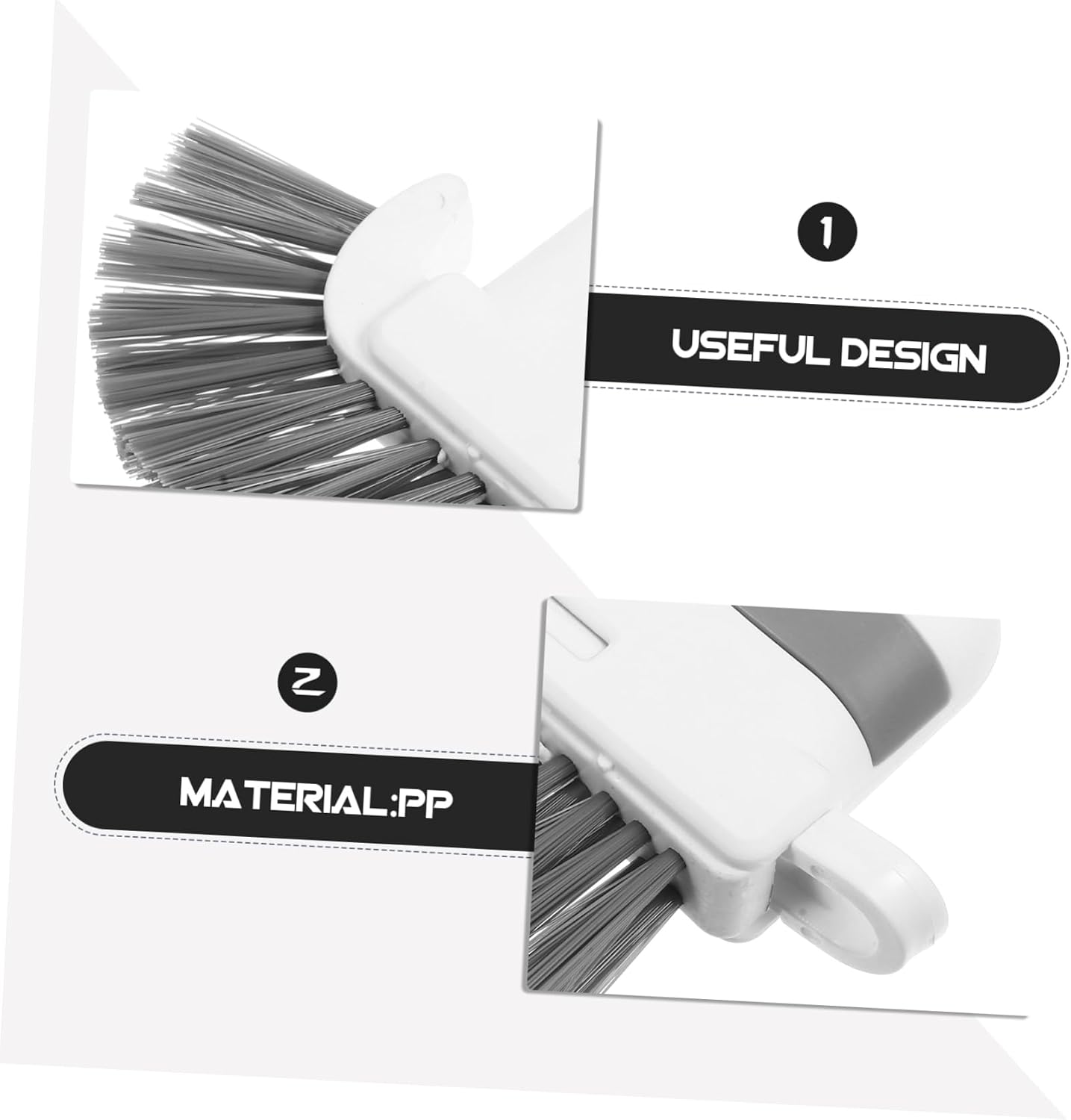 minkissy 3pcs Groove Gap Cleaning Brush Window Track Cleaning Tool Bristle Window Brush for Daily Use Easy to Master
