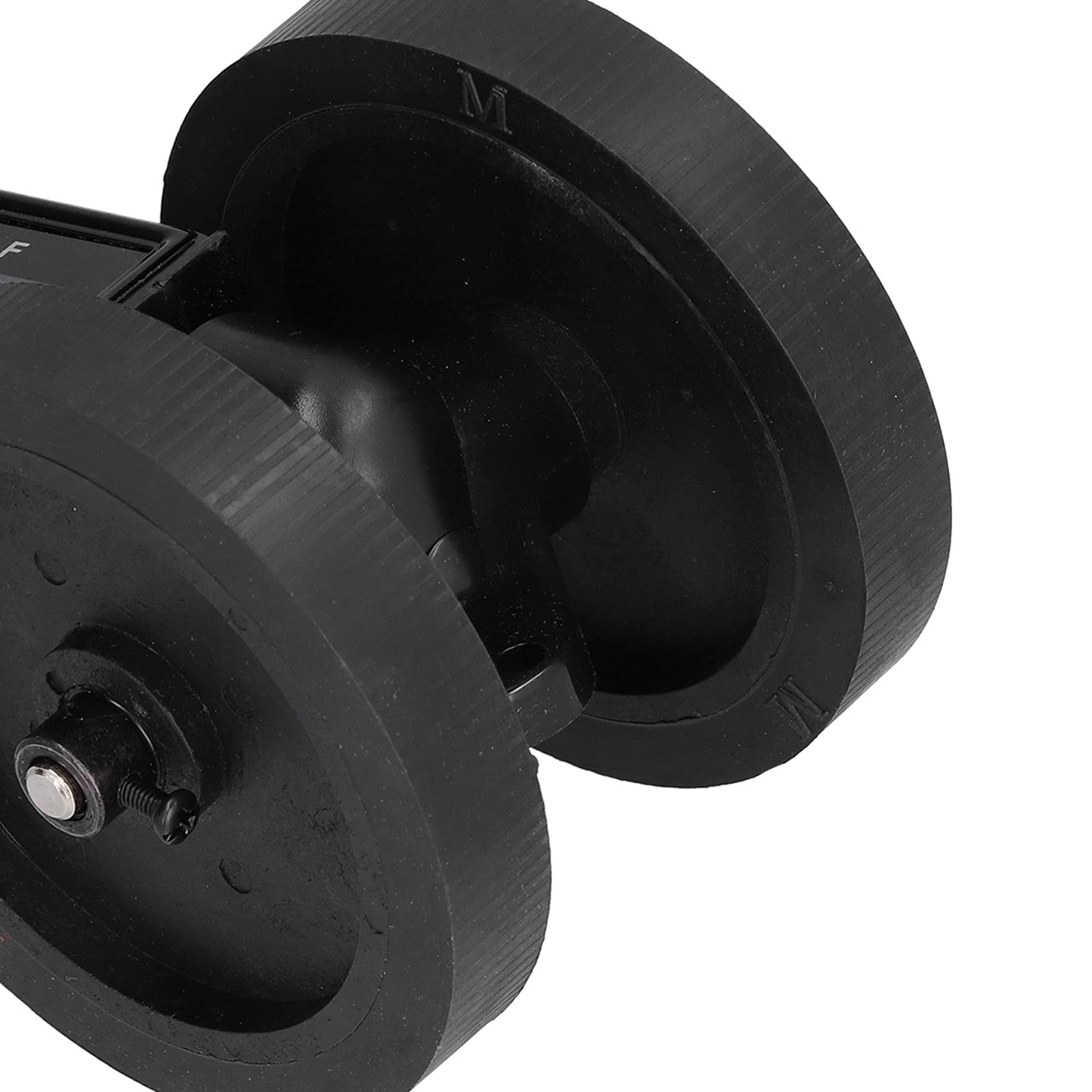 Misuratore di lunghezza meccanico, contametri a rullo, ruota di misurazione del contatore, misuratore di lunghezza di rotolamento 1:3, con fessura antiscivolo,