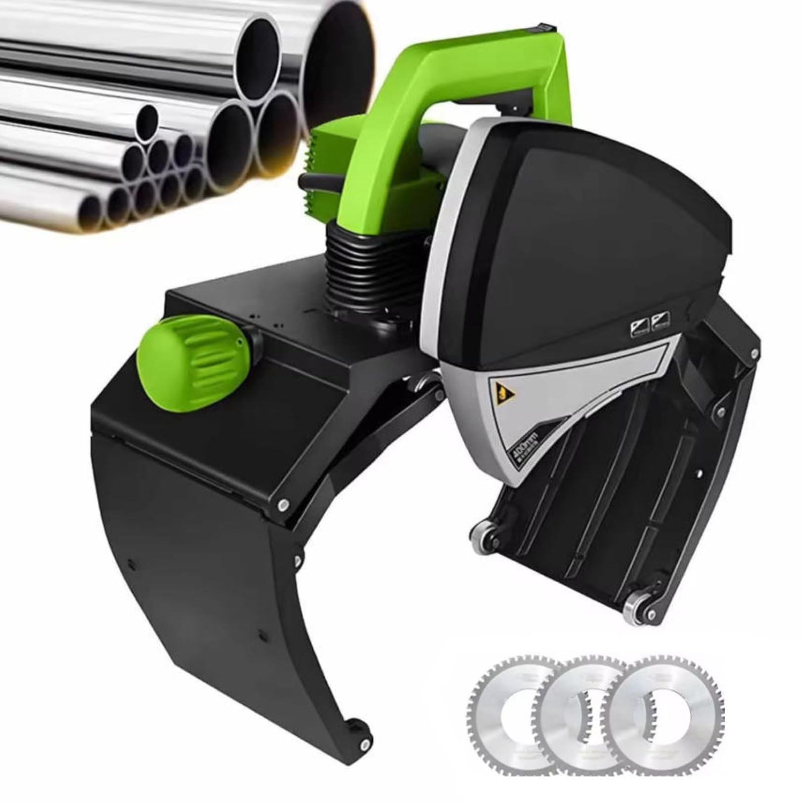 Cortadora de tubos eléctrica de alta resistencia, cortador de tubos de mano con velocidad ajustable para cobre, latón, PVC y acero inoxidable fino, ideal para fontanería y bricolaje