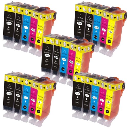 Canon - FRIL Canon BCI-321+320/5MP相当純正5色セット キヤノン BCI-321+320/5MP プリンターインク 5色マルチパック