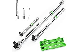 SWANLAKE 6 Piece Breaker Bar Set 1/2" Drive