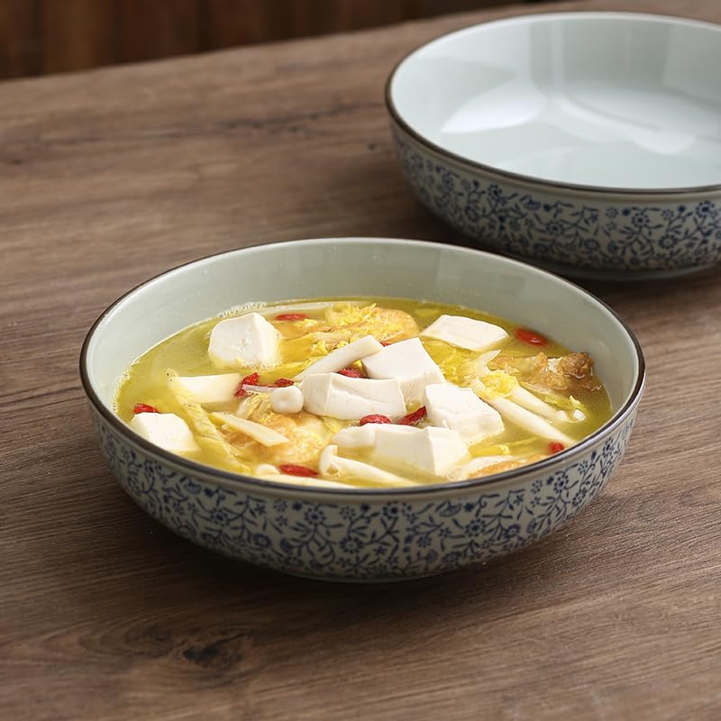 Insalatiere Insalatiere Ciotola Zuppa Ciotola for zuppa in ceramica for uso domestico Insalatiera da 9,8 pollici Insalatiera di grande diametro Ciotola for verdure for ristorante Ciotole da Cucina Cio