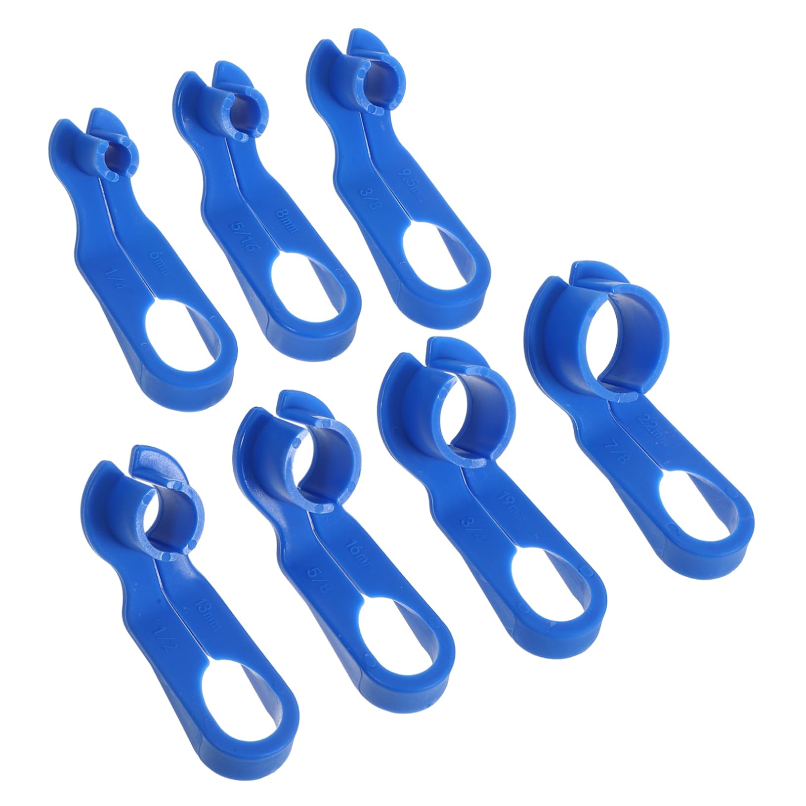 GRIRIW 7pc Fuel Line Disconnect Tool Set for Auto Maintenance Plastic Material for Durability