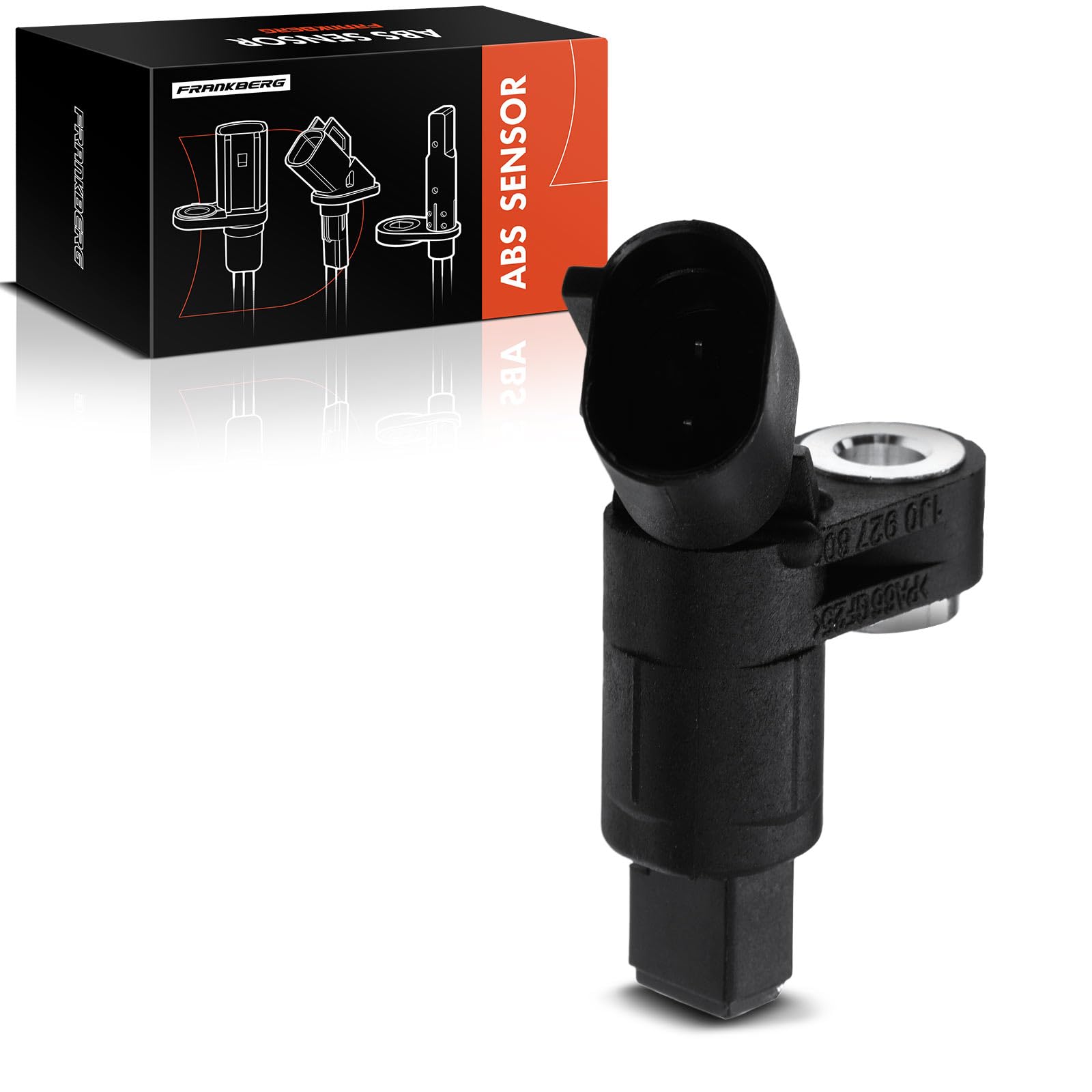 Frankberg Sensore Velocità Ruota Sensore ABS Anteriore sinistro per 1J II 9K9 Cado 53I Golf III 1H1 Golf IV 1J1 Golf V 1K1 Polo 6N 1988-2013 1J0927803