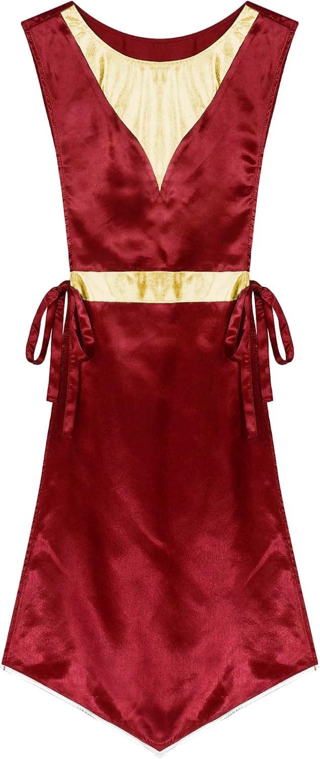 TiaoBug Womens Praise Dance Overlays Tunics Irregular Lyrical Worship Church Choir Costumes