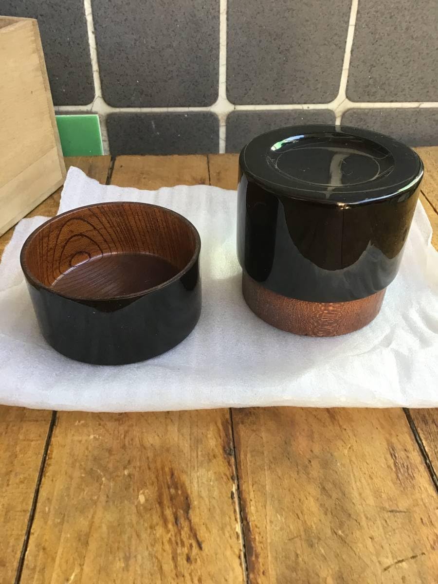 Amazon.co.jp: 輪島塗 茶道具 茶道 茶器 茶筒 漆器 : ホーム＆キッチン