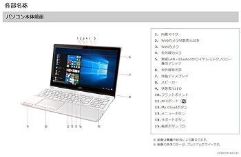 Amazon.co.jp: 富士通 ノートパソコン FMV LIFEBOOK AHシリーズ
