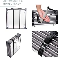 Vista 6 de Front Row Corralito Plegable para Perros – Corralito Duradero y Portátil para Cachorros para Ejercicio, Descanso y Juego – Paneles de Valla