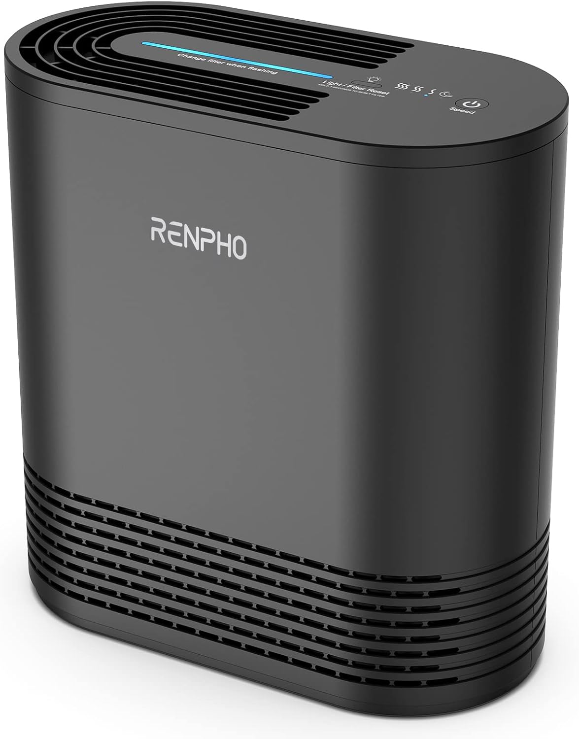 RENPHO HEPA Air Purifier for Bedroom Allergies and Pets, True HEPA & Activated Carbon Filter
