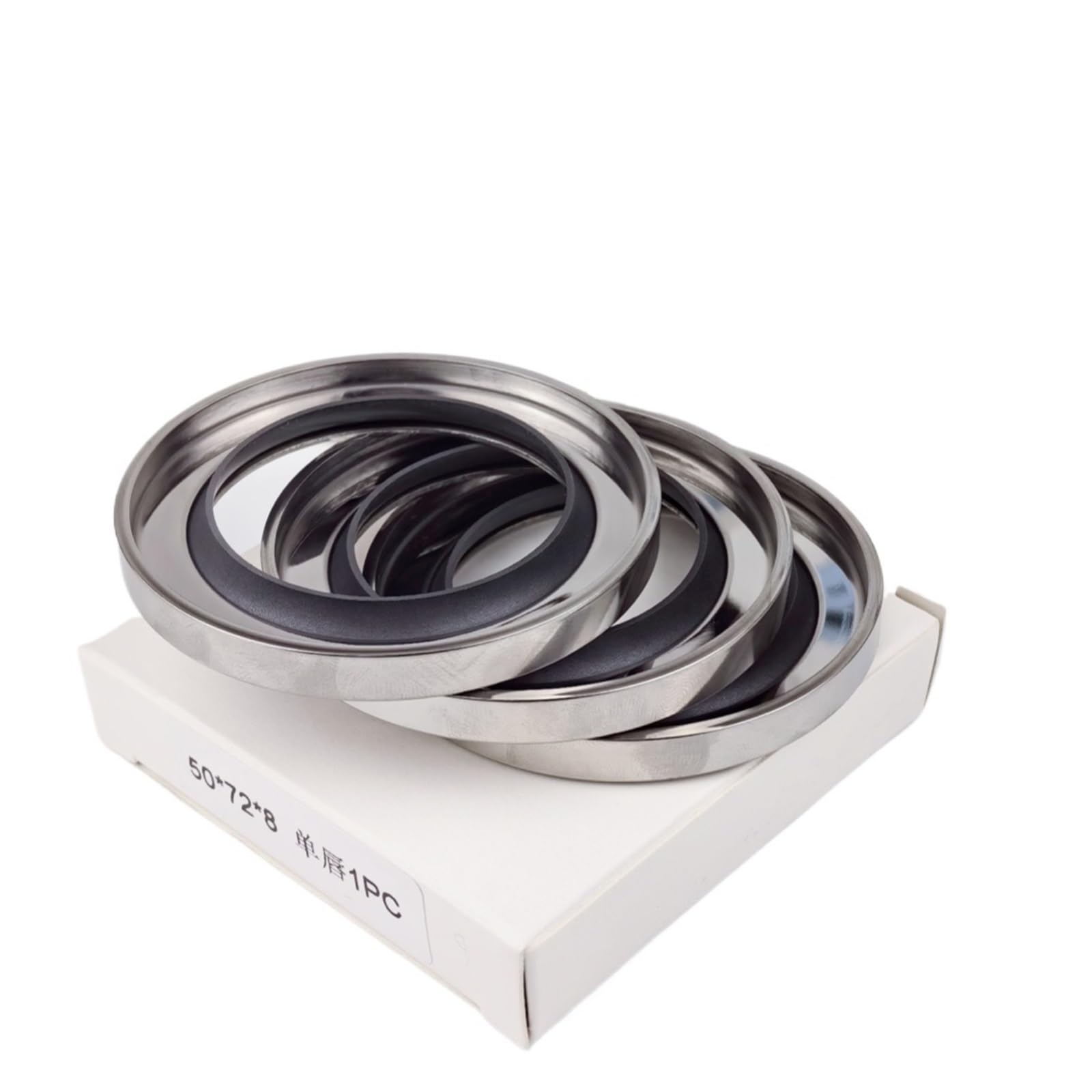 UWUKCJOKQ 1pcs ID:50/52/53/54mm304 Stainless Steel Shaft Oil Seal 50/52/53/54 * 65/68/70/72/75/80 8/10/12mm(50X72X8)