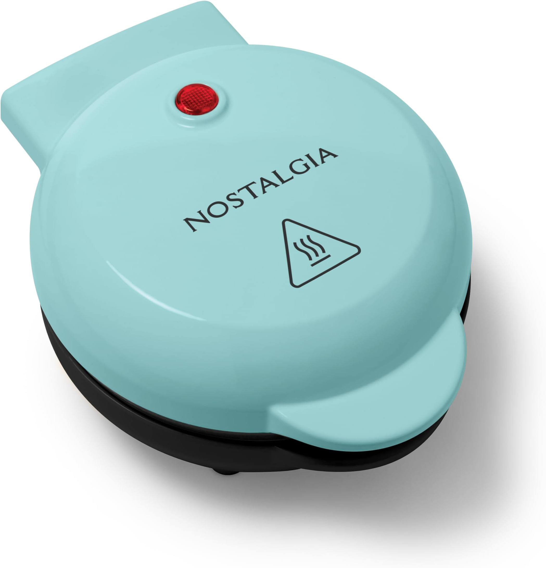 Nostalgia MWF5AQ MyMini Personal Electric Waffle Maker, Hash browns, French Toast Grilled Cheese, Quesadilla, Brownies, Cookies, Aqua