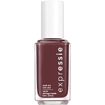 essie Expressie Nail Polish, Quick-Dry Plum Purple Nail Polish, Vegan, Scoot Scoot, 0.33 fl oz