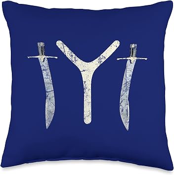 Kayi Tribe Swords Marking IYI Symbol Ottoman Ertugrul Flag Throw Pillow