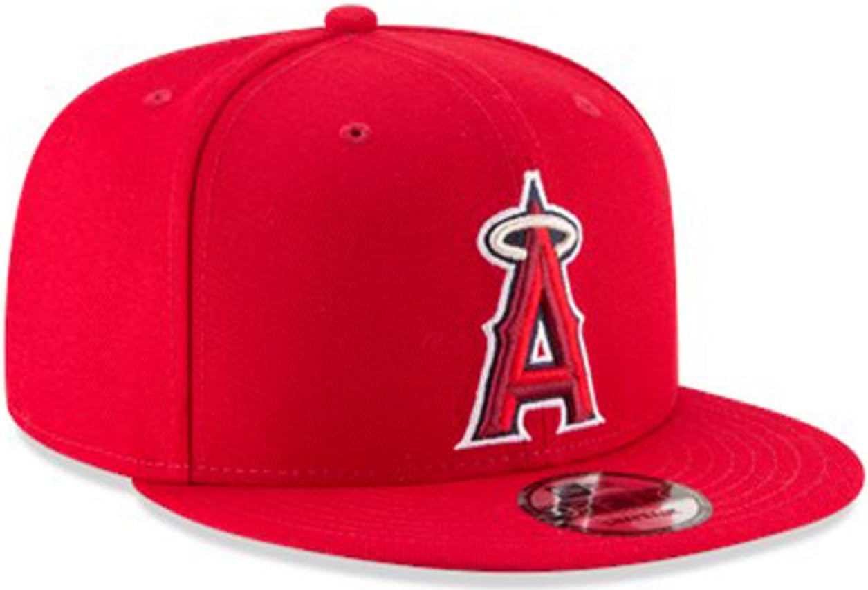 Authentic Angels Red 9Fifty Snapback OSFM Hat Cap- Adjustable